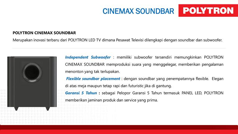 CINEMAX SOUNDBAR